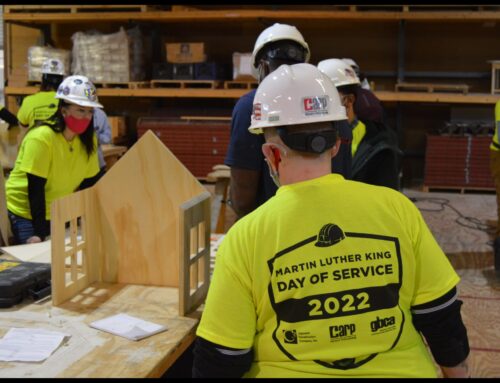 GBCA, CARP, and Clemens Construction Company Build Free Libraries for 2022 MLK Day of Service