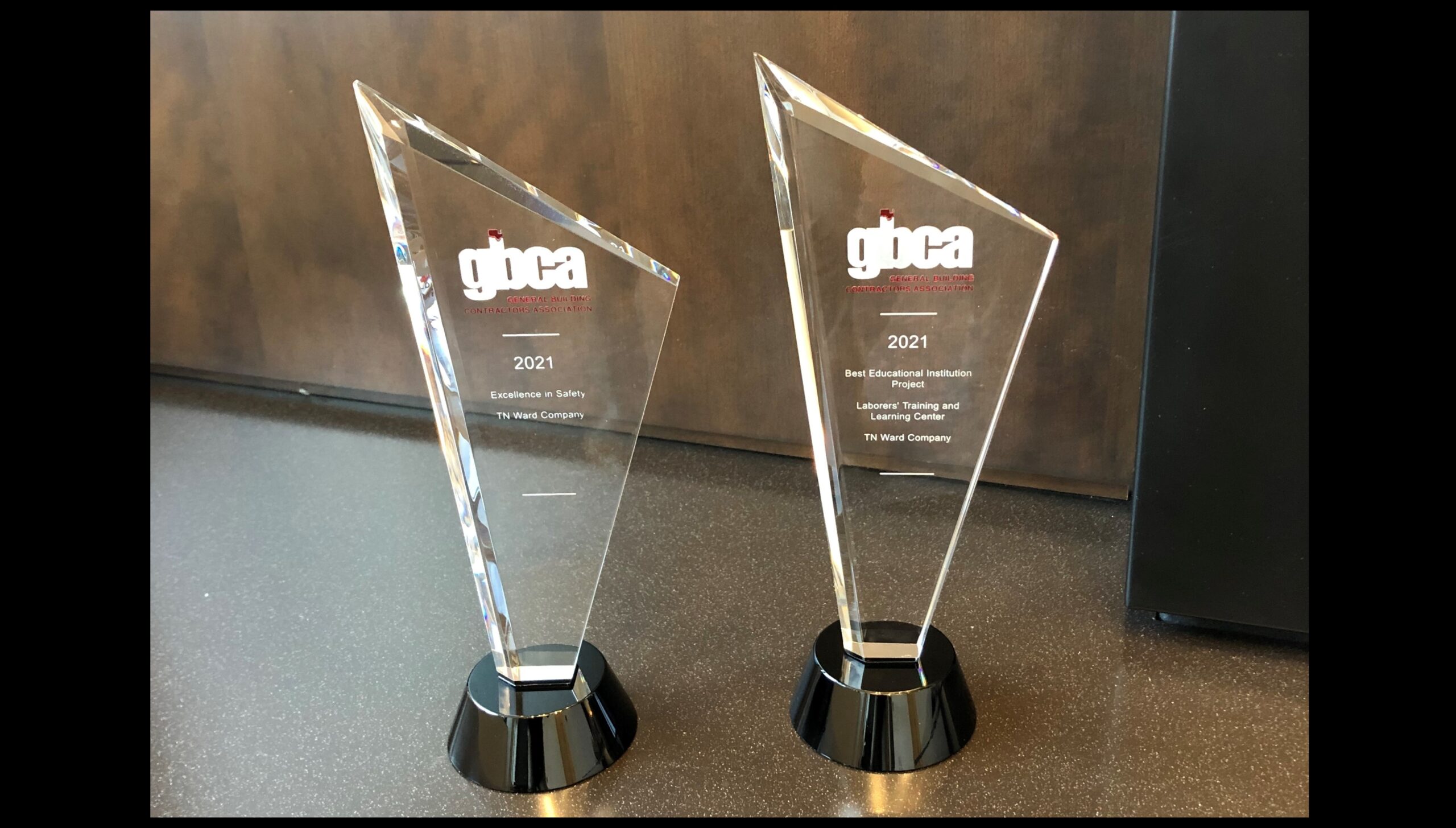GBCA Delivers Construction Excellence Awards Trophies