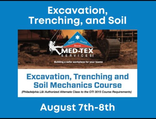 Med-Tex Services, Inc. To Host Excavation, Trenching and Soil Mechanics Course