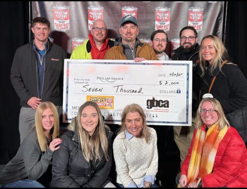 GBCA CLC Supports Preston & Steve’s Camp Out for Hunger