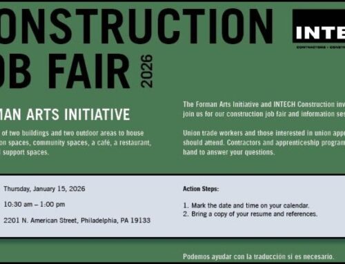 INTECH Construction and Forman Arts Initiative Hosts Construction Job Fair