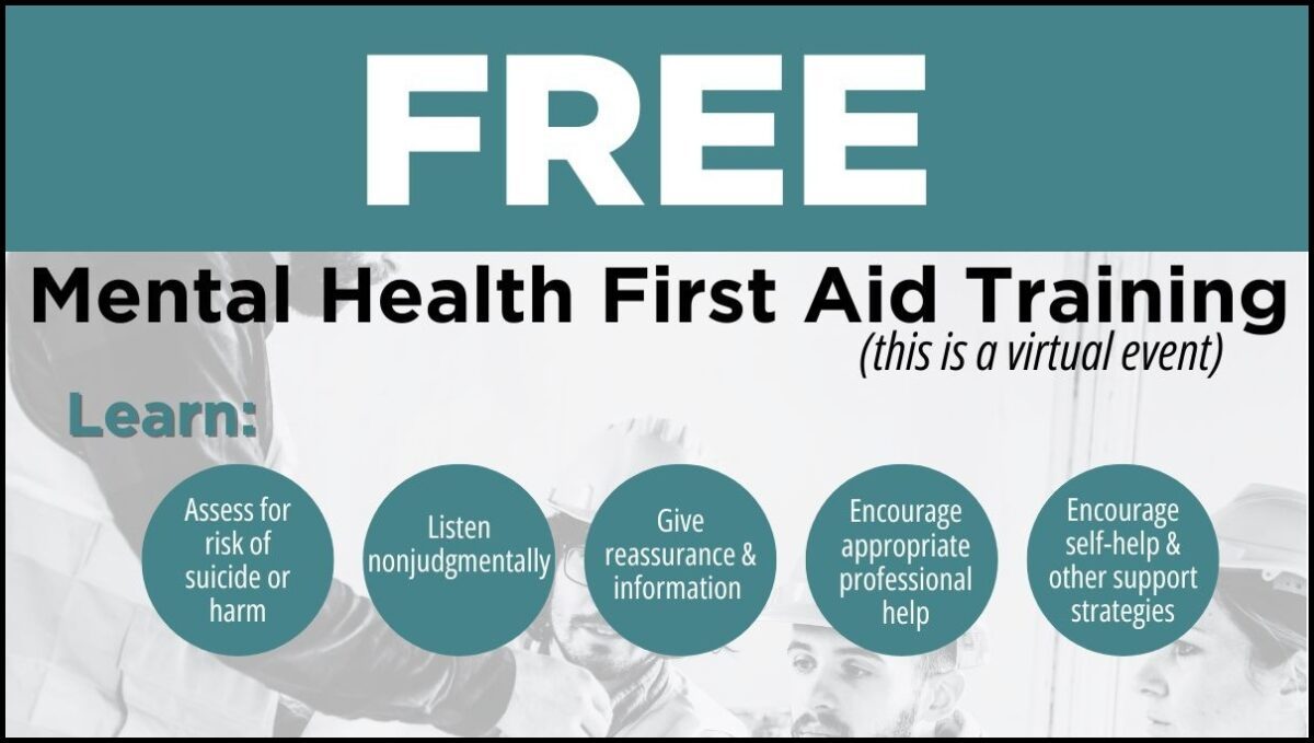 CIASP Webinar: Adult Mental Health First Aid Training