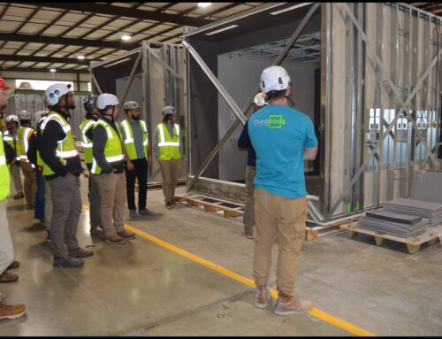 CLC Tours Durapods Facility to Explore Prefabrication in Action