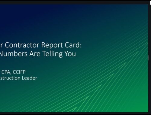 The Midyear Contractor Report Card: What Your Numbers Are Telling You